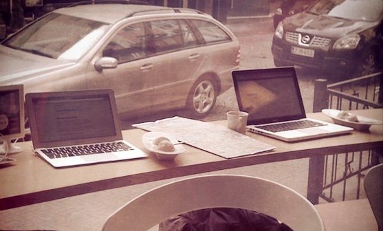 Our mobile office at Puistola