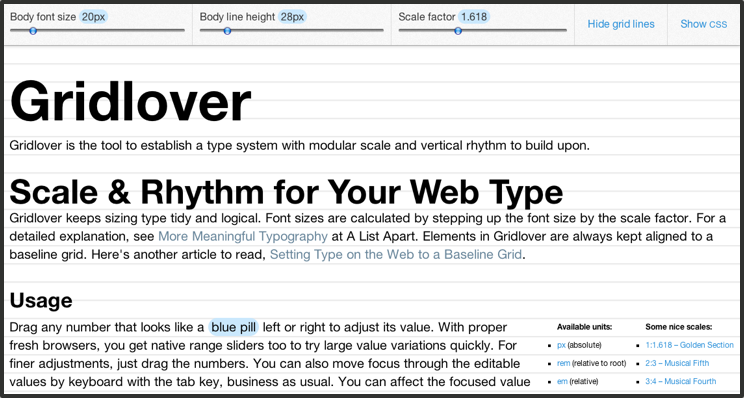 Screenshot of Gridlover